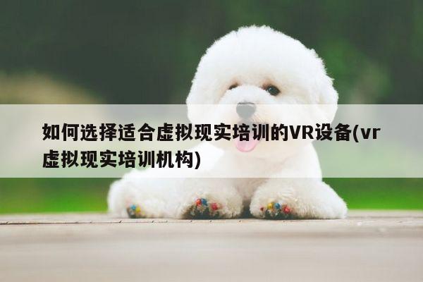 如何选择适合虚拟现实培训的VR设备(vr虚拟现实培训机构)|jn江南体育登录入口