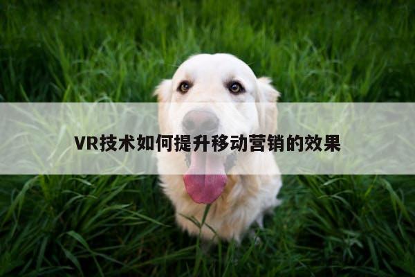 VR技术如何提升移动营销的效果【jn江南